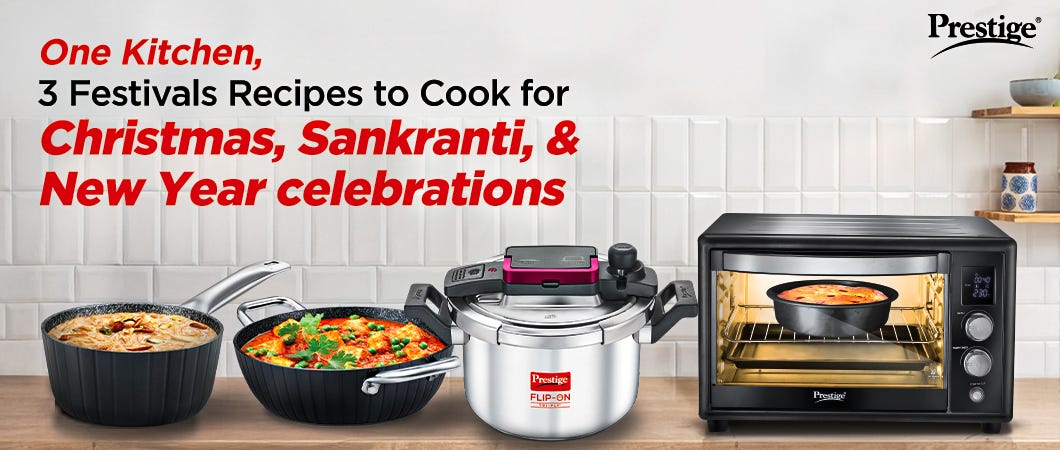 One Kitchen, 3 Festivals: Recipes to Cook for Christmas, Sankranti, & New Year celebrations